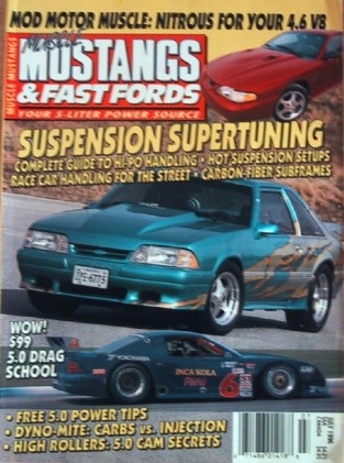 MUSCLE MUSTANGS & FAST FORDS 1996 JULY - SUSPENSIONS